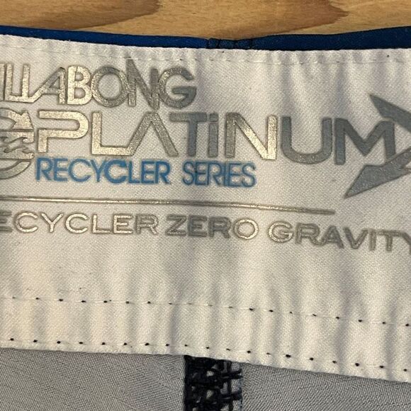 Billabong Mens Recycler Series Zero Gravity Stretch Boardshorts Aqua Blue Sz 31 - Picture 8 of 8